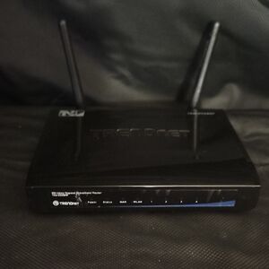 TRENDnet Glossy Black Wireless Router